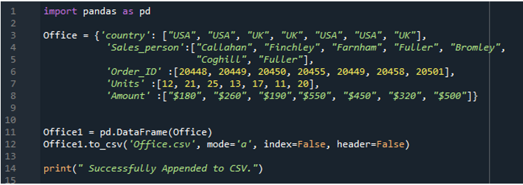 Pandas Append Two Csv Files