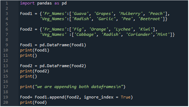 pandas-append-row