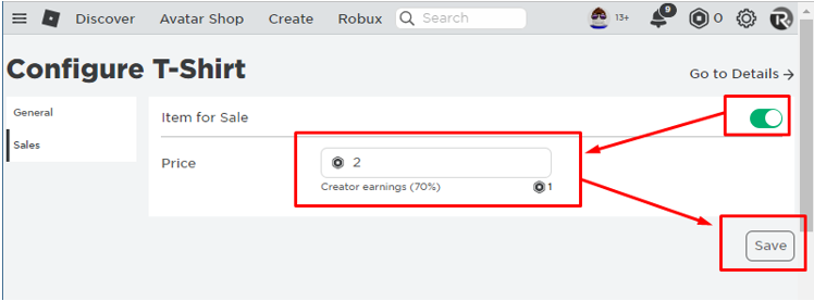 how to sell stuff in roblox for free