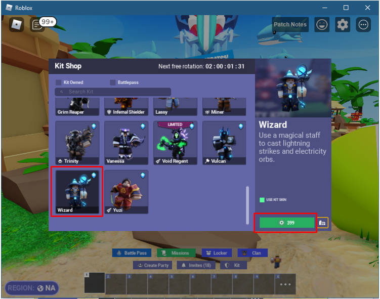 Roblox Bedwars OP Kits! 