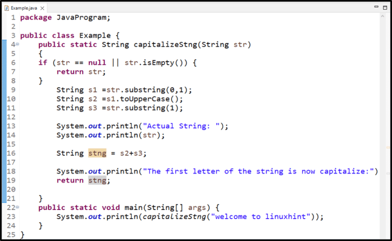 how-to-capitalize-the-first-letter-of-a-string-in-java