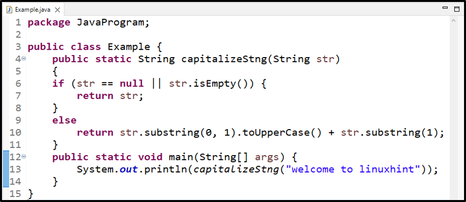 How To Capitalize The First Letter Of A String In Java 