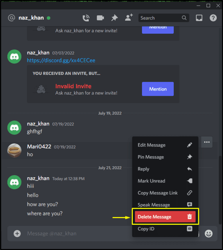 How to Delete DMs on Discord