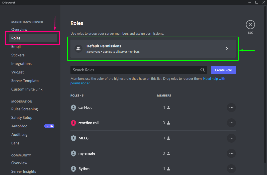 How to Lock Roles on Discord