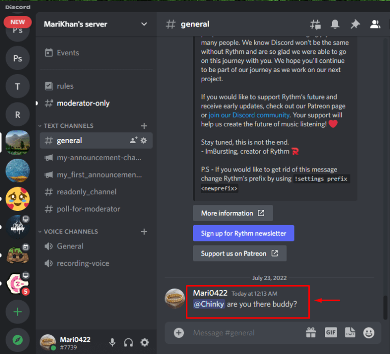 How to Ping Someone on Discord