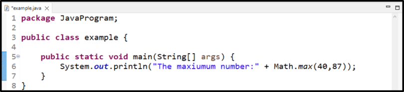 How to Import Math in Java?