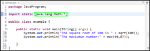 How to Import Math in Java? – Linux Hint