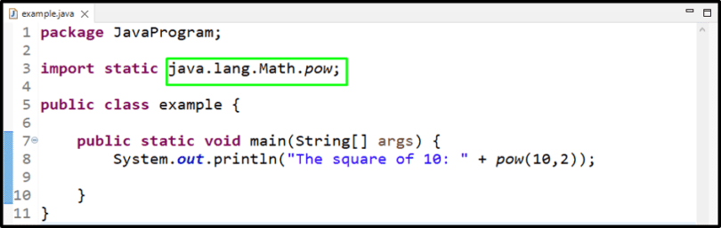 How to Import Math in Java?