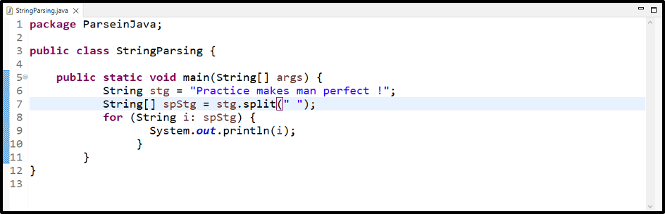 How To Parse A String In Java