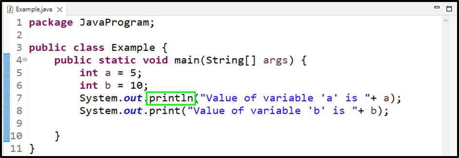 How To Print A Variable In Java 