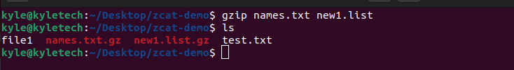 zcat Linux 命令