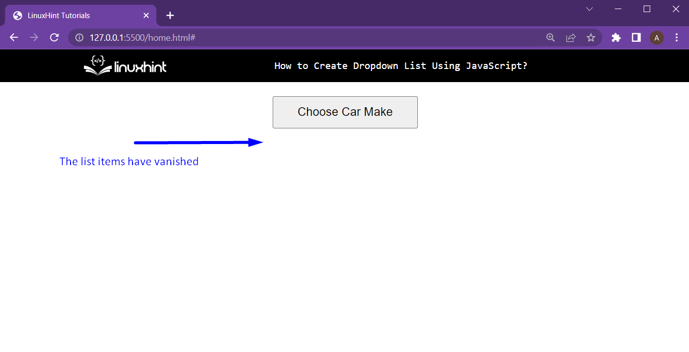 how-to-create-a-dropdown-list-using-javascript