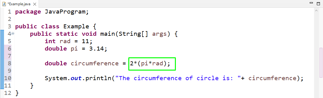 how-to-use-pi-in-java