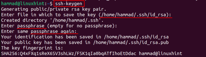 Как сделать ssh key ubuntu