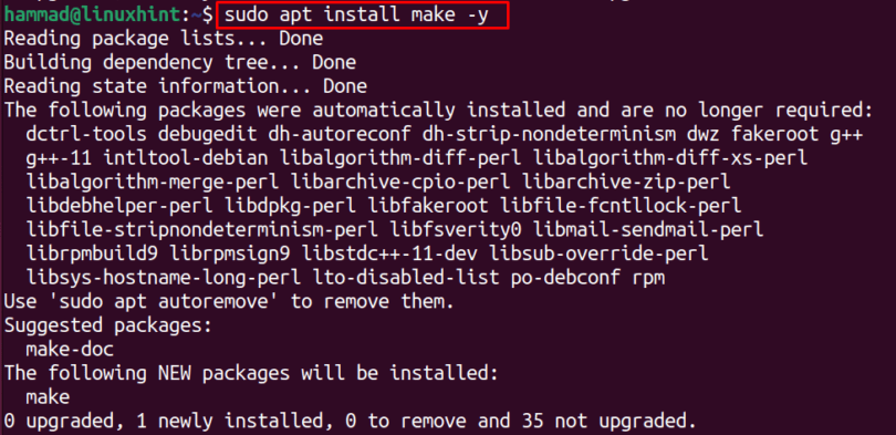 How to Install and Use Make on Ubuntu 22.04