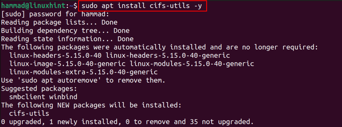 How to Mount SMB Shares on Ubuntu 22.04