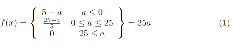 How to write and use the piecewise function in latex