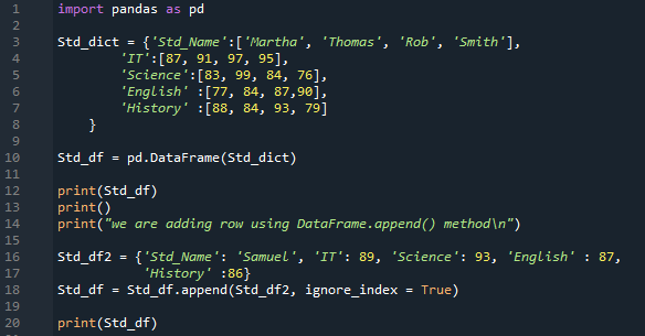 pandas-add-row-to-dataframe