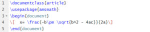 How To Write and Use Plus or Minus Symbol in LaTeX