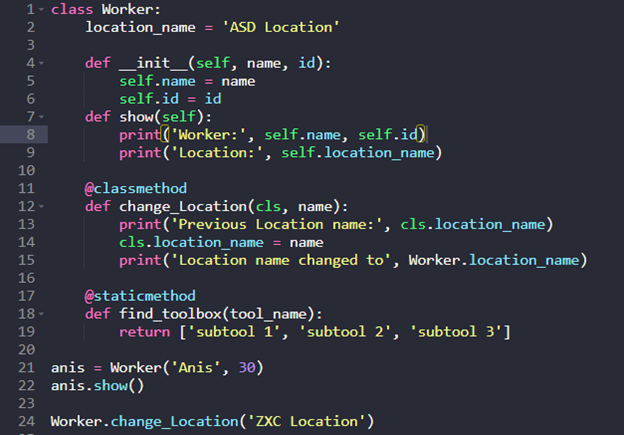 Class Method Vs Static Method In Python