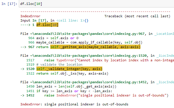 get-the-pandas-dataframe-rows-based-on-index