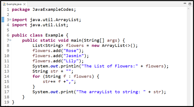 How To Convert An ArrayList To A String In Java