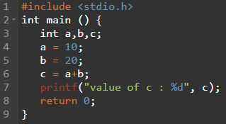 How To Declare Variables In C