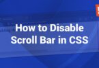 How to Disable Scroll Bar in CSS