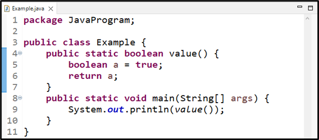 How To Return A Boolean Method In Java