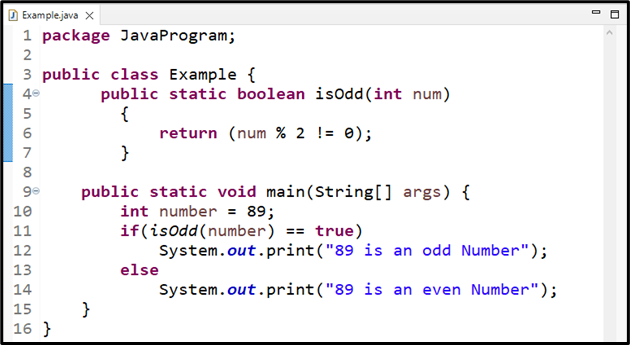 How To Return A Boolean Method In Java 5 