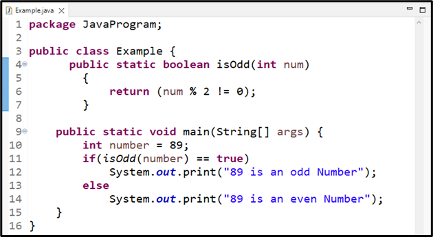 How To Return A Boolean Method In Java