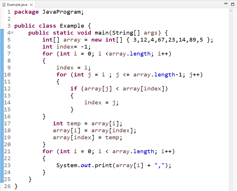 How To Sort An Array In Java Without Using The Sort() Method