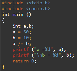 c assignment operator return