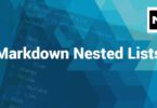 Markdown Nested Lists