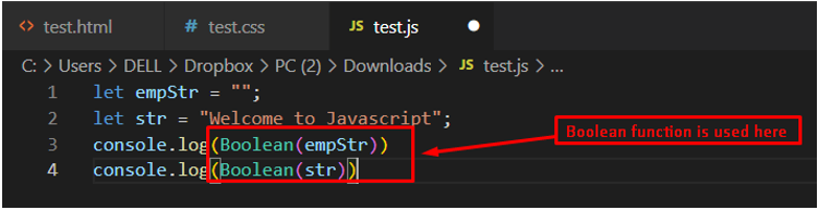 How To Check For An Empty String In JavaScript