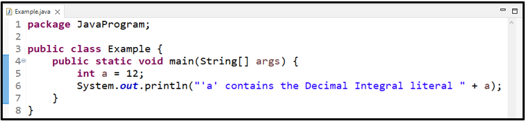 What is a Literal in Java