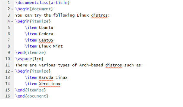 how-to-insert-a-space-between-items-in-latex