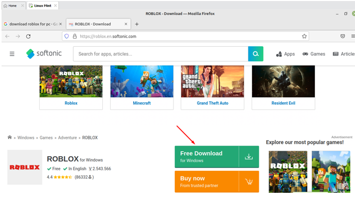 How to Install Roblox on Linux Mint 21