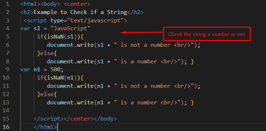 How To Check If String Is A Number In JavaScript