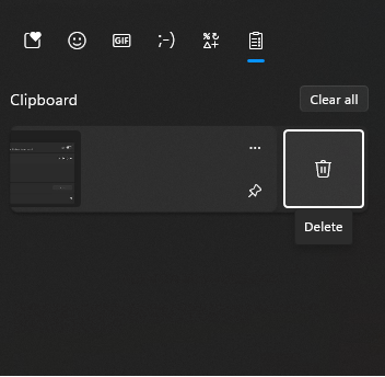 Clipboard History Windows 11