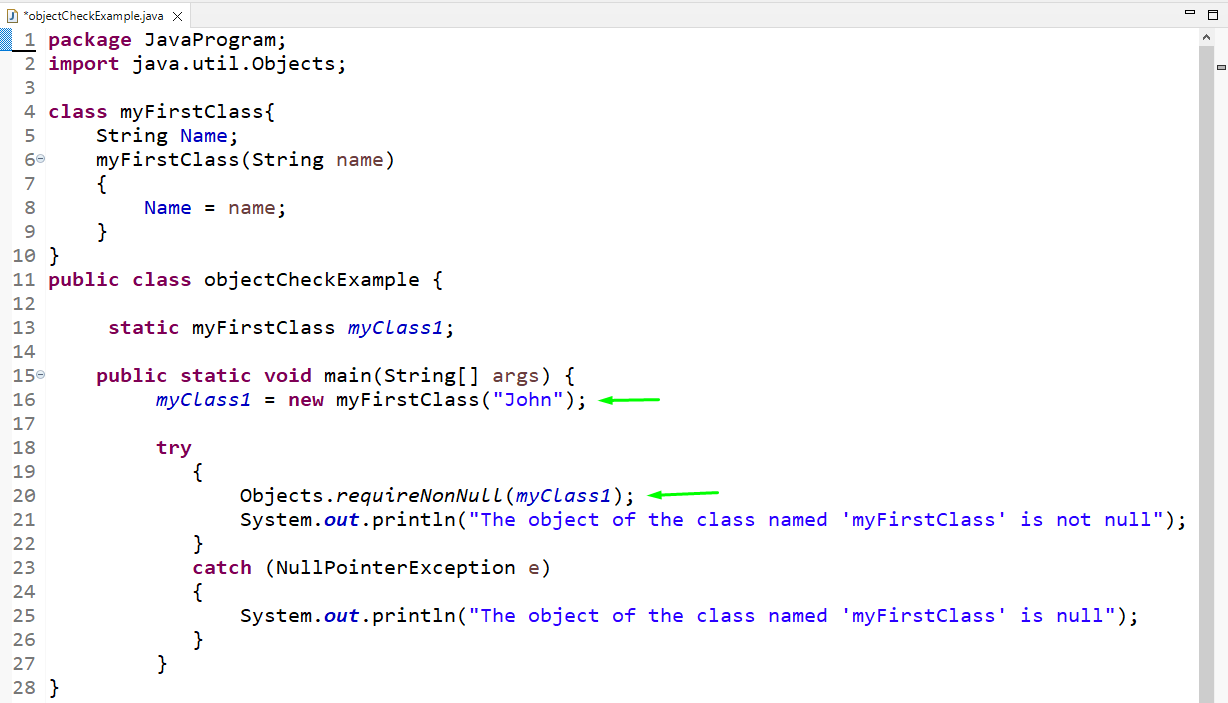 assignment of an object of class null is not valid