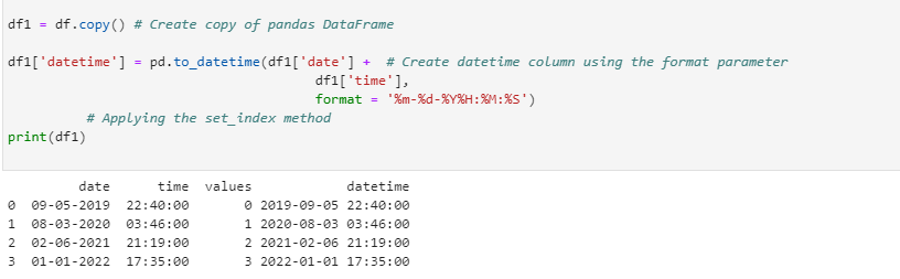 set-datetimeindex-for-pandas-dataframe-in-python-date-time-column