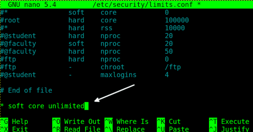 Как посмотреть core dump linux