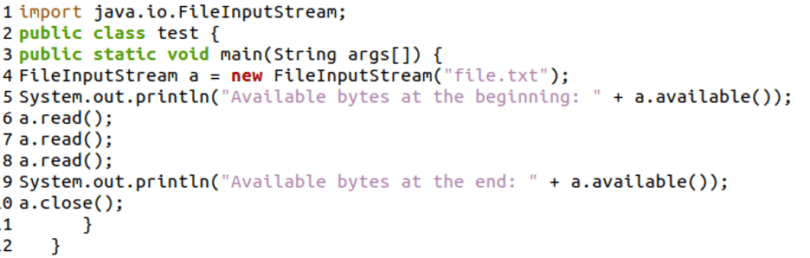 Java File Input Stream in Ubuntu 20.04