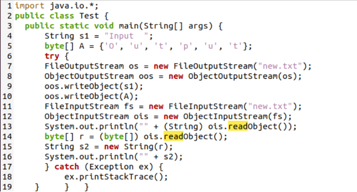 java-objectoutputstream