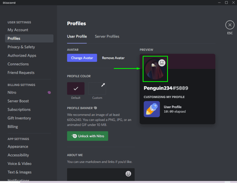 How to Change pfp in Discord