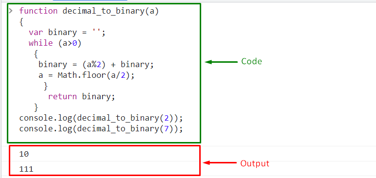 How To Convert Number To Binary Format In JavaScript