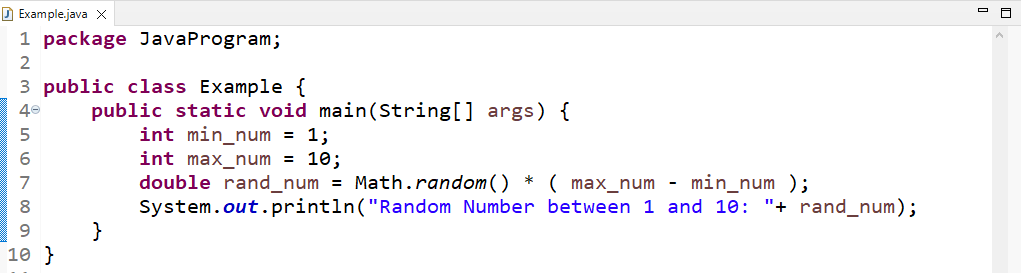 How To Generate Random Number Between 1 And 10