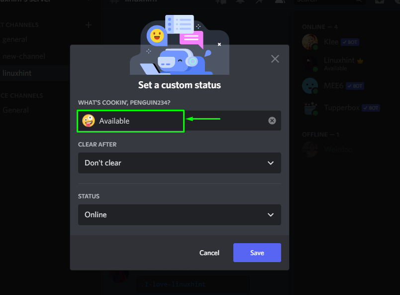 How to Make a Server Status on Discord