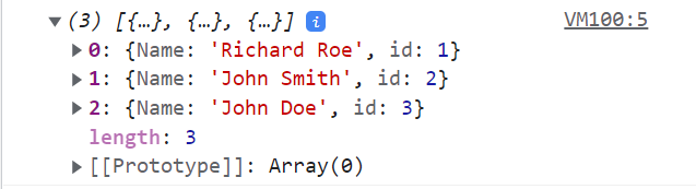 assign object to array